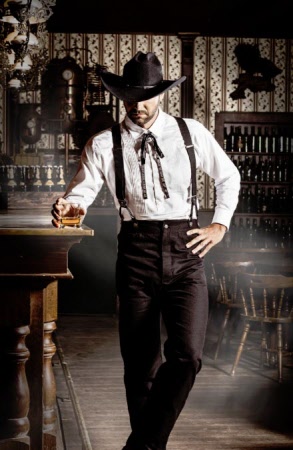 Chemise blanche Old West